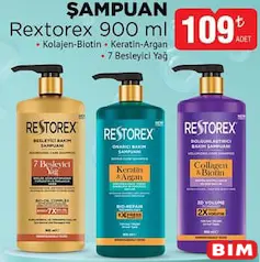 RESTOREX ŞAMPUAN 900 ML